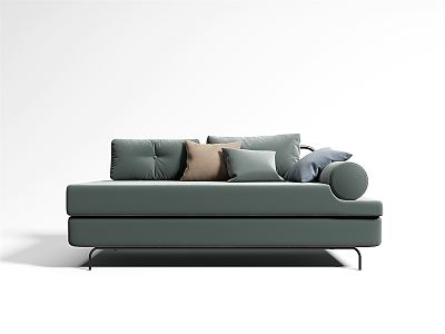 Modern double sofa 3d model