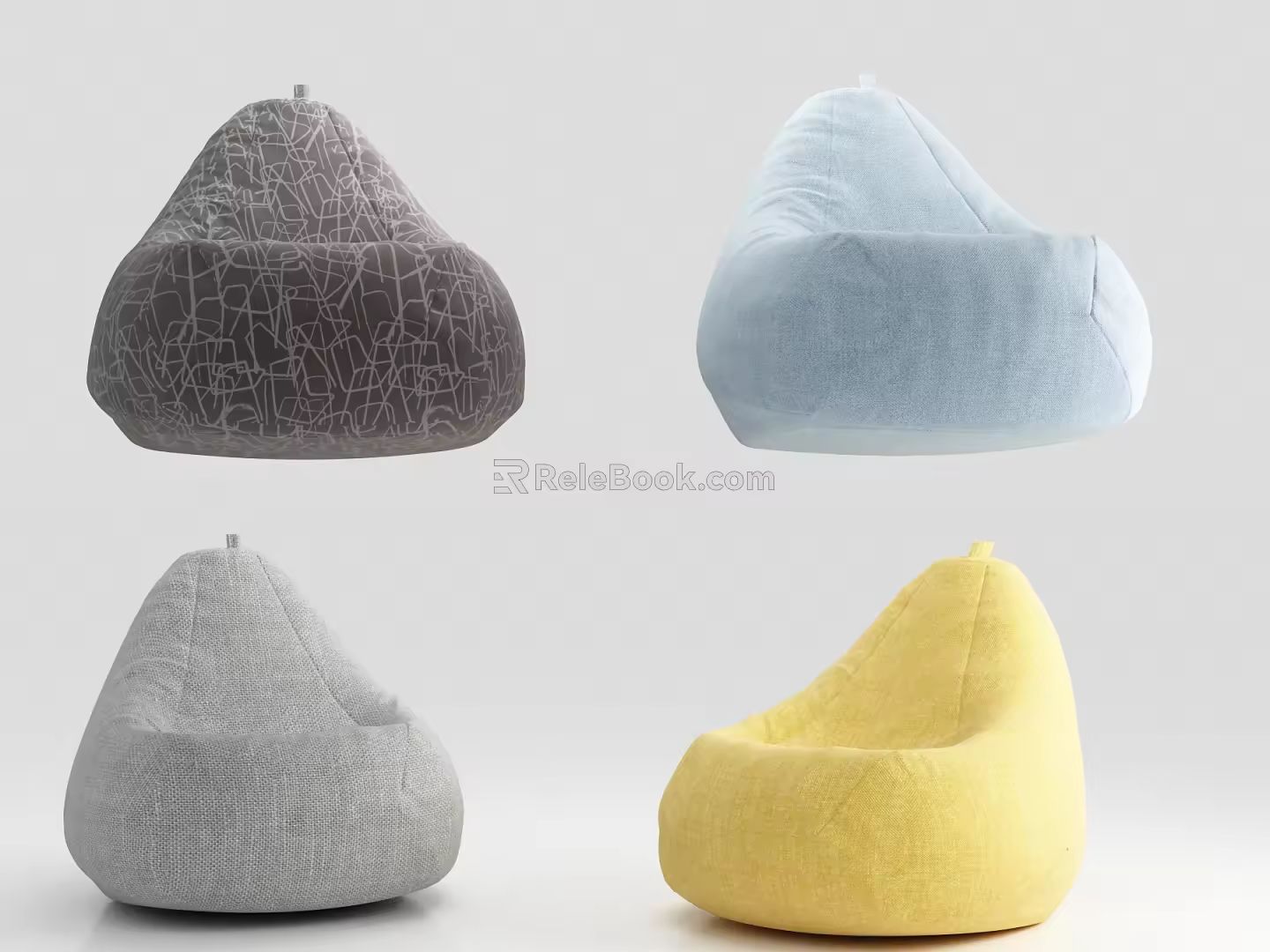 Modern Lazy Sofa 3d model
