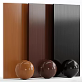 Wood Grain Wall Panels With Brown Dark Brown And Black Colors For Interior Design