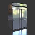 Sleek Modern Stainless Steel Double Door Kitchen Appliance For Home Kitchens