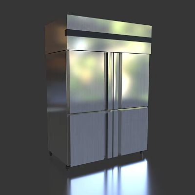 Disinfection Cabinet Disinfection Cupboard Double Door Freezer Double Door Refrigerator Kitchenware Equipment Electrical Appliances 3d model