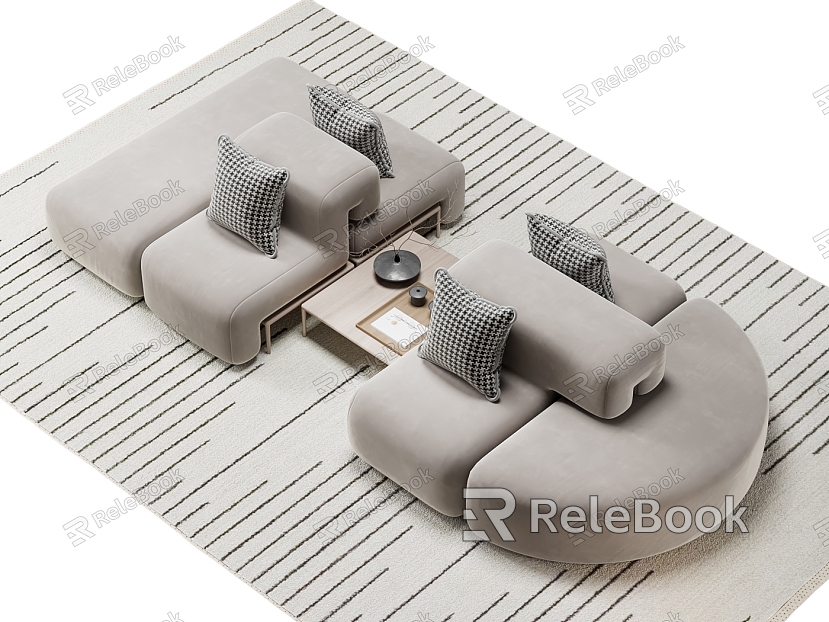 Simple Office Leisure Sofa Shopping Mall Leisure Sofa Lazy Sofa model