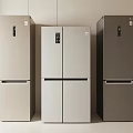 Modern refrigerator 3d model