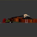 Violin Violin Cartoon Violin Animation Violin Instrument String Western Instrument 3d model