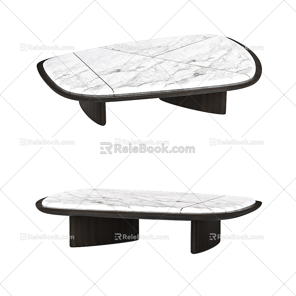 Modern coffee table 3d model