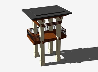 viewing platform 3d model