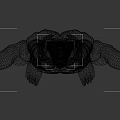 3D Mythical Demon Character With Muscular Build Horned Head And Dark Purple Skin