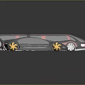 Three Futuristic Concept Cars With Sleek Shapes Different Colors And Shiny Surfaces