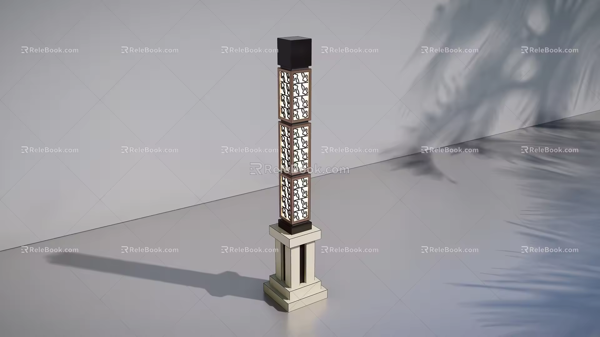 Modern new Chinese style landscape lamp landscape lamp 3d model