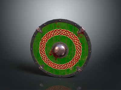 Shield Medieval Weapon Protective Equipment Historical Weapon Role Equipment Game Props Military 3d model