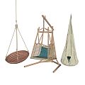 Modern Hanging Chair Hanging Chair Hammock 3d model