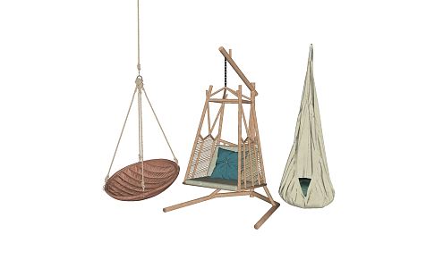 Modern Hanging Chair Hanging Chair Hammock 3d model