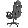 Black and White Leather Office Chair With Ergonomic Design Adjustable Height And Swivel Base