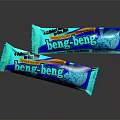 Beng Beng Blue Wrapped Chocolate Snack Bar With Smooth Packaging Design
