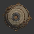 Classical Decorative Vase with Intricate Carved Details Elegant Lid and Ornate Base for Home Decoration