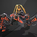 Sci-fi robot 3d model