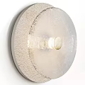 Modern Minimalist Round Wall Lamp With Textured Finish And Multiple Color Options