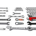 modern tool wrench vice 3d model