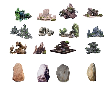 Landscape Stone 3d model