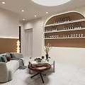 Modern Beauty Hair Salon Interior With Stylish Design And Comfortable Seating Area