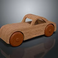 Wooden Electric Toy Car With Classic Design And Smooth Rolling Wheels