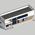 Modern Detached Villa Exterior With Stone Walls Large Windows And Green Surroundings