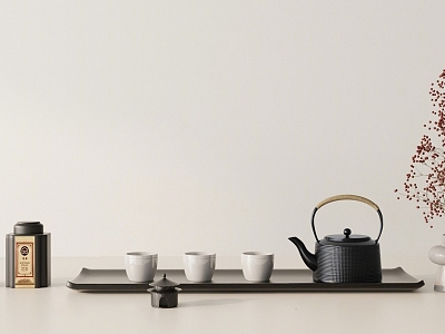 Modern Tea Set Tea Set Combination model