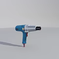 Industrial Electric Impact Wrench Tool Blue Silver High Performance Mechanical Equipment