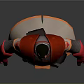 Game Film Character Knight in Gray Red Outfit With Red Gloves Belt and Chest Emblem