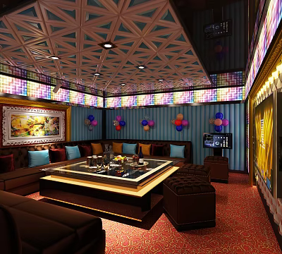 jane ou ktv private room 3d model jane ou ktv private room 3d model