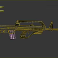 Advanced Green Tactical Rifle with Ergonomic Grip Metal Barrel and Textured Surface