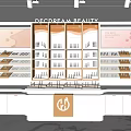 Modern Hair And Beauty Salon Interior With Display Shelves Products Bright Lighting And White Counter