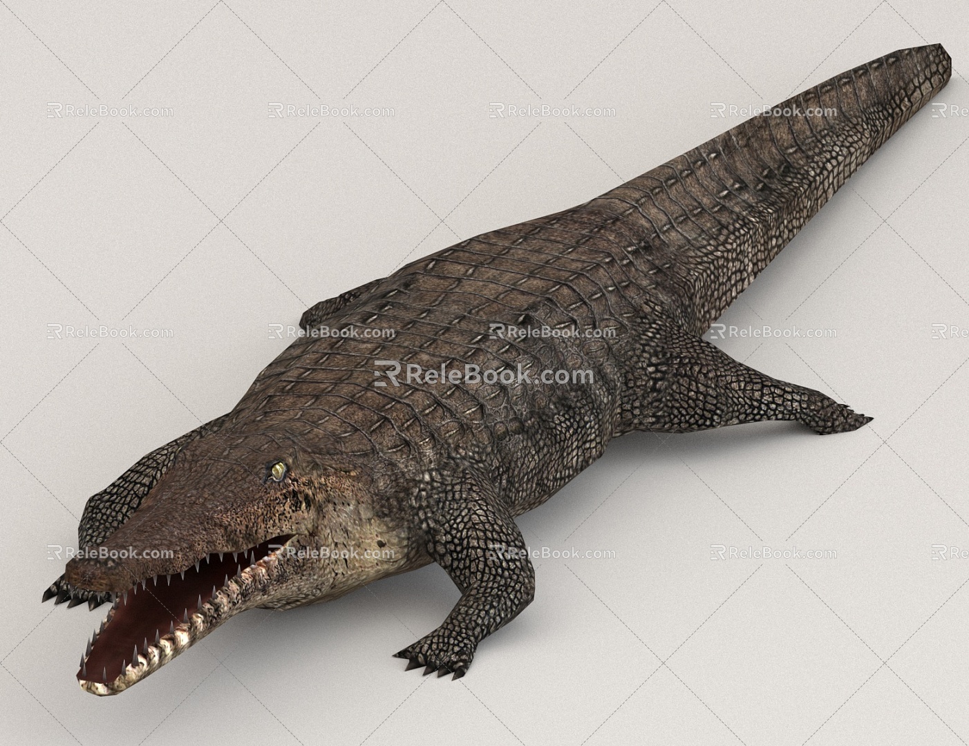 Crocodile Beast 3d model