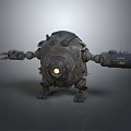 Mech Warrior Mech Soldier Machine Battlearm Mechanical Battlearm Machine Fighter Robot 3d model