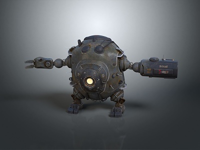 Mech Warrior Mech Soldier Machine Battlearm Mechanical Battlearm Machine Fighter Robot 3d model