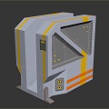 Science Fiction Door Steel Door Science Fiction Door Science Fiction Entrance Door Science Fiction Entrance Future Door Security Door Password Door 3d model