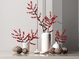 Modern vase ornaments 3d model