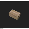 Sturdy Household Supplies Cardboard Box With Adhesive Tape And Shipping Icons