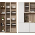 Nordic Wine Cabinet 3d model