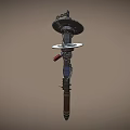 Atomic Heart Weapon Cold Weapon Turnsaw Saw-tooth Weapon Biological and Chemical Weapon Low Face Number Low Model Simple Model Game Video Level Super Realistic 3d model