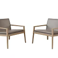 Elegant Modern Dining Chairs Featuring Wooden Frame And Leather Cushioned Seats
