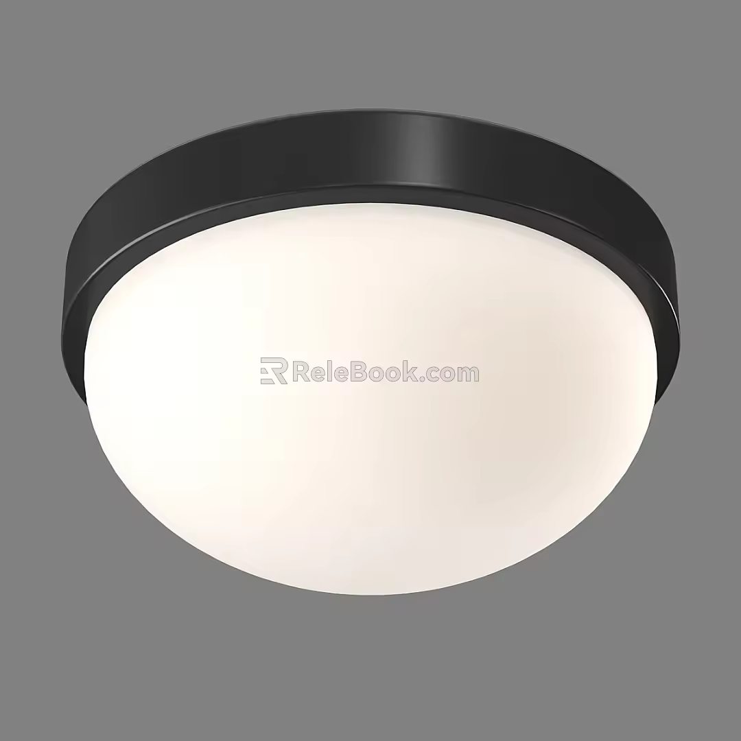 Modern minimalist ceiling lamp 3d model