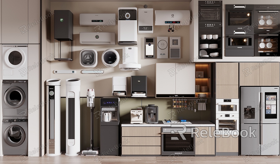 Modern Household Appliances Home Appliances Combination model