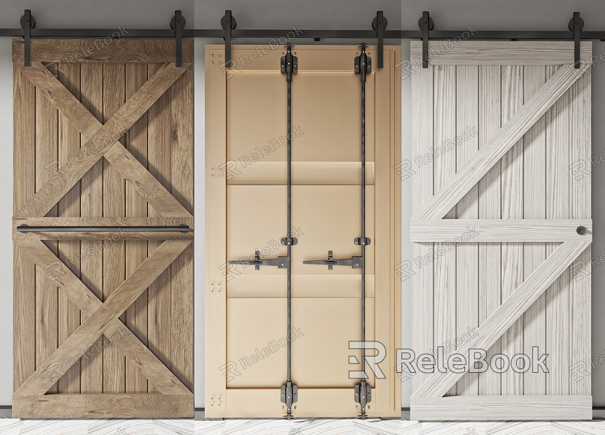 Modern Barn Door model