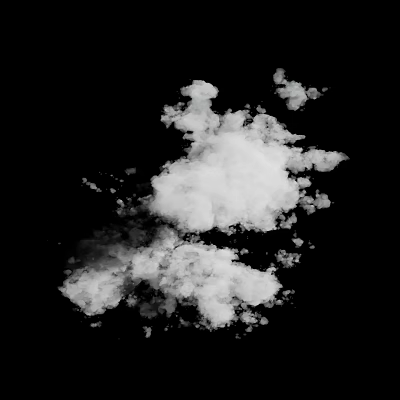 Modern gardening sketch clouds white sky 3d model Modern gardening sketch clouds white sky 3d model