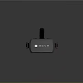 OSVR Virtual Reality Headset With Gray Design And Black Orange Head Strap