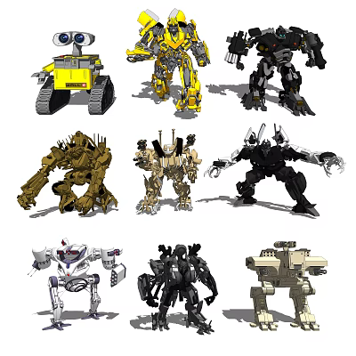 Modern Transformers Robot 3d model