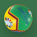 Official UEFA EURO 2024 Germany Football with Colorful Logo and Design