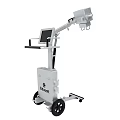 Edan Wheeled Medical Cart With Display Screen And Adjustable Arm