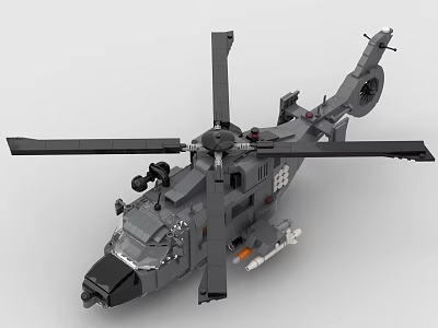 Realistic Electric Toy Helicopter Model With Detailed Rotors And Military Style Design 3d model